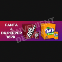 Fanta & Dr Pepper 18pk