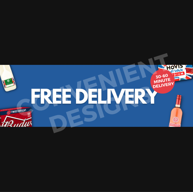 Free Delivery Banner