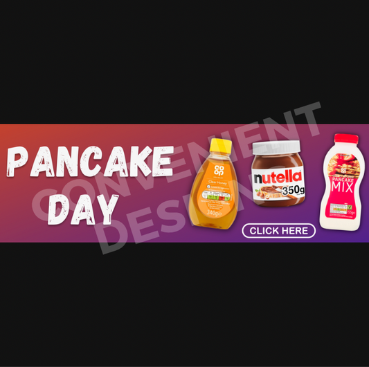 Pancake Day Banner (Nisa & Co-Op)